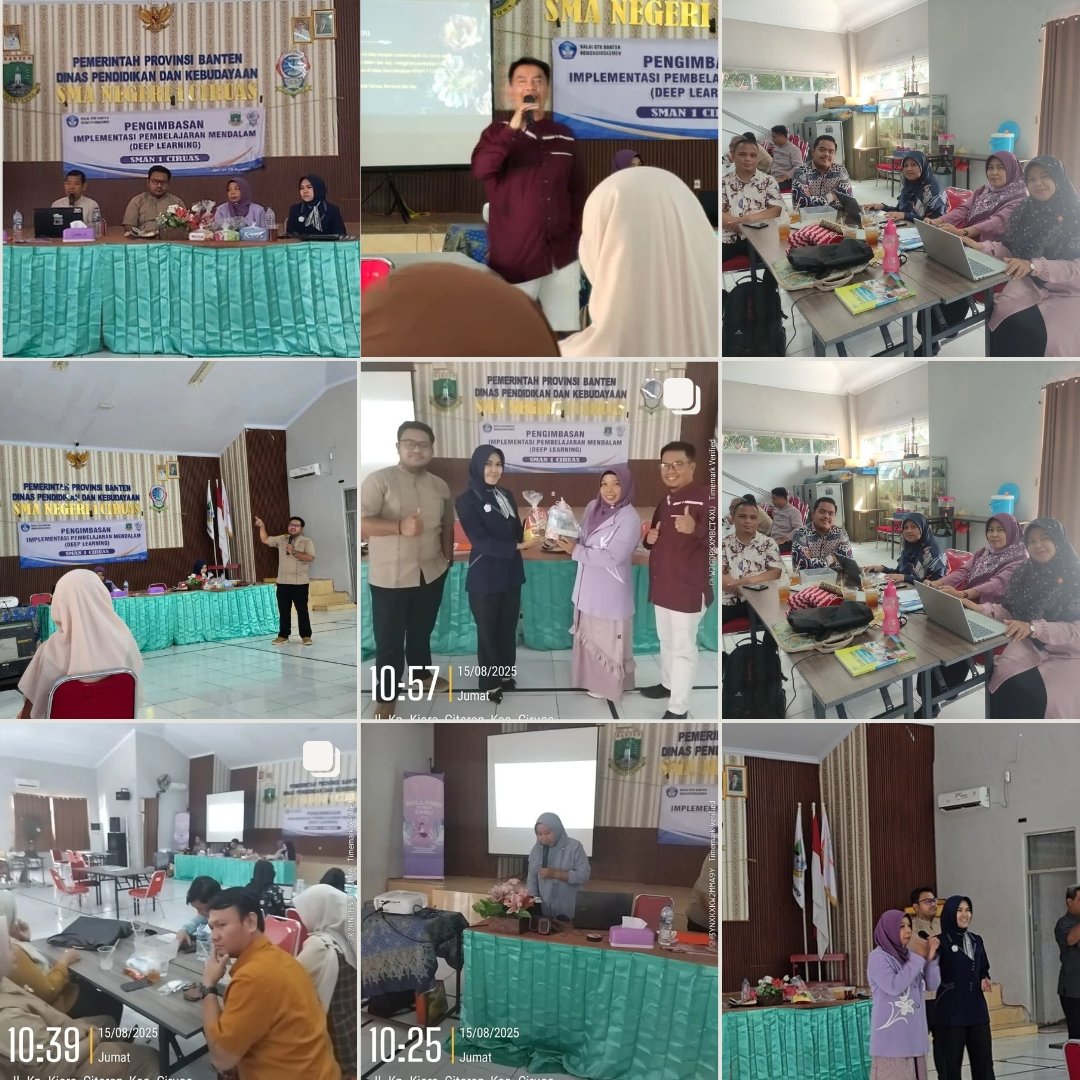 SMAN 1 Ciruas Gelar Pengimbasan Pelatihan Deep Learning untuk Tingkatkan Kualitas Pembelajaran